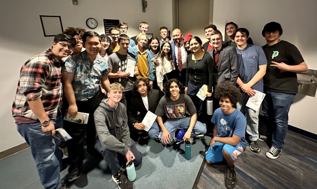 Tucson Jazz Institute students backstage with Wynton Marsalis | Jazz at Lincoln Center | NYC
